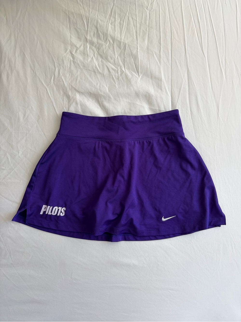 Nike pilots purple tennis skirt with built in shorts